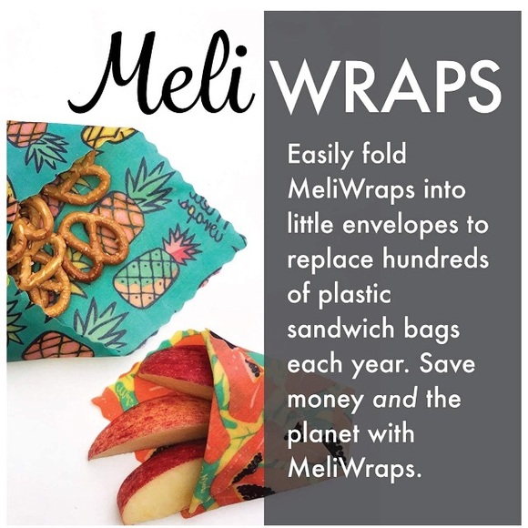 Meli Wraps Reusable Beeswax Food Wraps - Picture 4 of 7